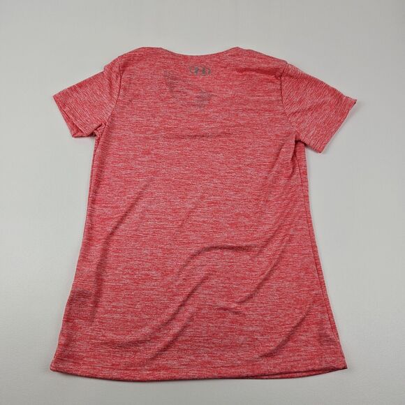 Under Armour UA Tech HeatGear Twist V-Neck Women's XS Short Sleeve Loose Fit New - Picture 7 of 9